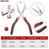 MAXPOWER Needle Nose Pliers, 8" Long Needle Nose Pliers &