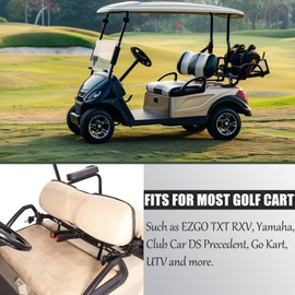 HOOTO Golf Cart Seat Belts(4 Pack), Universal Golf Cart Seat Belt Kit for Yamaha Club Car EZGO Go-Kart ATV UTV, 42" Retractable Club Car Seat Belts (Without Mounting Bar)