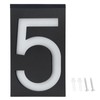 Outdoor Solar Power LED Number Sign Light House Hotel Store