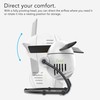Vornado Zippi Small Personal Fan, Foldable Cooling for Desk, 2