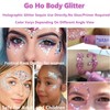 Go Ho Pink Body Glitter Gel and 2 PCS Hot