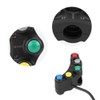 22mm 12V Motorcycle Handlebar 7 in 1 Switch Headlight Turn