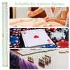 Jongyance Green American Learning Mahjong Mat (33”x33”), Anti-Slip, Mahjong Mat