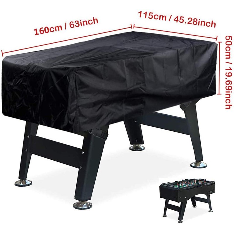 Foosball Table Cover Soccer Table Cover Protection Waterproof Outdoor/Indoor UV