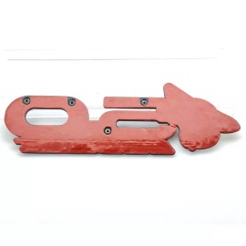 AMP Lightning Blue Howling Coyote 5.0 Deck Lid Emblem Fits 15-24 Mustang