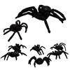RIDMARK Set of 25 Realistic Plastic Prank Spiders: Spider Invasion