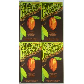 Trader Joe's 4 X Trader Joe's Dark Chocolate Lover's Chocolate Bar 85% Cacao Smooth & Fruity
