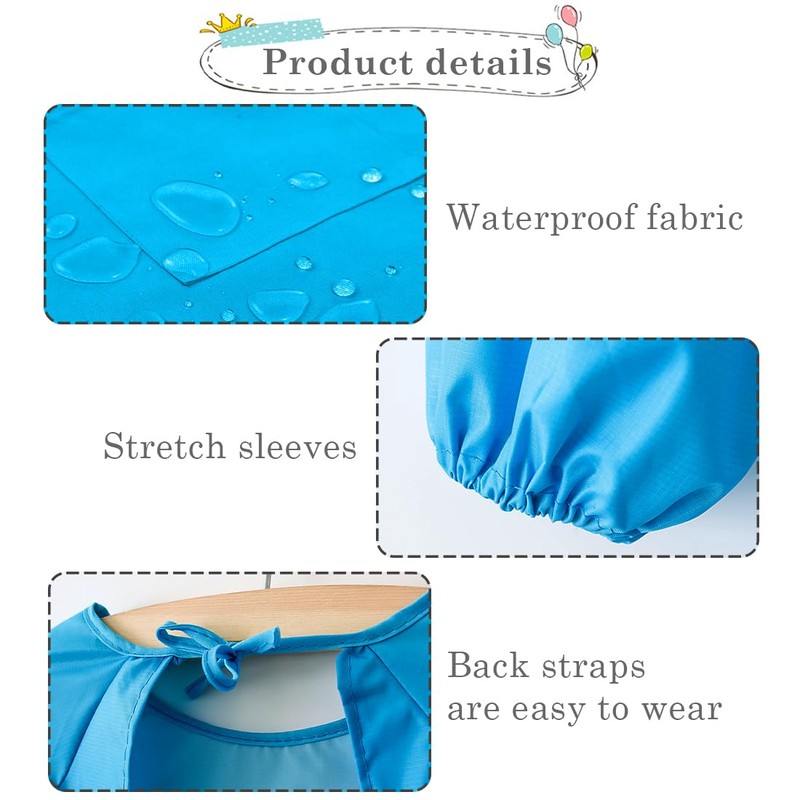 YeeHeen Art Smock Artist Painting Apron Waterproof Long Sleeve Smock