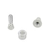 Mcredy 5Pcs RC Airplane Bullet Spinners Propeller Adapter Saver Silver