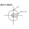 Pro Series by HHIP 8017-0035 Ball Knob, M10x1.5 Thread x