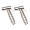 Plurvix Handheld Bidet Sprayer Heads, 2 PCS Stainless Steel Replacement