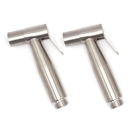 Plurvix Handheld Bidet Sprayer Heads, 2 PCS Stainless Steel Replacement Sprayer Heads Only, Refill Pack, Adjustable Water Pressure, Water Spray for Hygiene & Cleaning