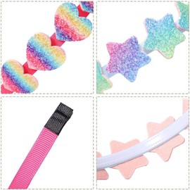 Hsthe Sea Cartoon Love Headband, Fabric Headband, Bow Headband, Fashion Hair Accessories for Teens