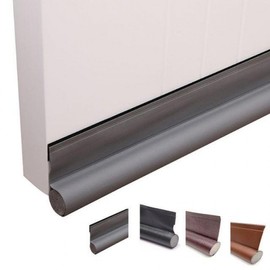 DIY Door and Window Weather Stripping - Draft Blocker, Gap Sealer, Windproof, Soundproof Cushioning Black