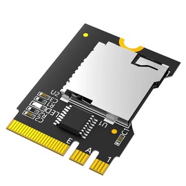 New Version Micro SD Card, TF SDHC SDXC to NGFF Key A-E Adapter