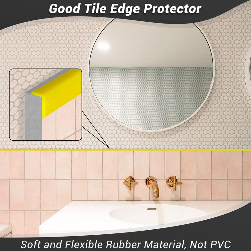 Rubber Edge Trim, Self Adhesive L Shaped Edge Trim, Small