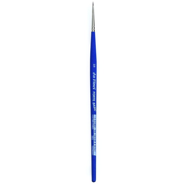 da Vinci Student Series 393 Forte Basic Pinsel, rund, elastisch, synthetisch, blau matt, Größe 5/0 (393-5/0)