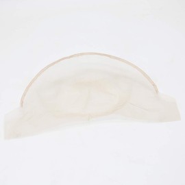 BTWTRY 13x6 Lace Frontal Net Material Transparent Color Swiss Lace Frontal Closure Base 2Pcs Foundation Wig Accessories Lace Net for Making Frontal (13x6 Lace Net, Transparent)