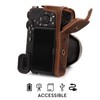 MegaGear MG1803 Ever Ready Genuine Leather Camera Case Compatible with