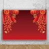 Haoyiyi 8x6ft 2025 Chinese Happy New Year Backdrop Red Lanterns