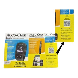 Glucometro Accu-check Guide Kit Con 50 Tiras Y 25 Lancetas