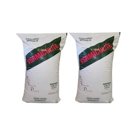 PVP Super Coarse Vermiculite Professional Grade - Excellent Soil Conditioner - Super Coarse Grade Granule – 103 Quarts - 4 Cubic Foot, 2 Pack