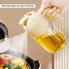19.6oz/580ml 2 in 1 Oil Sprayer & Dispenser with Sticker
