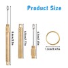 Qianyu Gold Folding Type Ear Wax Removal Tool 2 Pcs