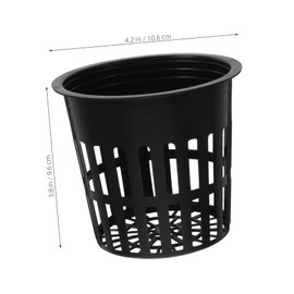 FUNOMOCYA Hydroponics Growing System Kit Pcs Inch Net Pots Root Control Baskets for Tulips Planting Use