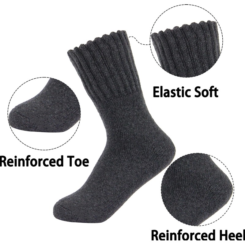 BomKinta Boot Socks for Women Winter Solid Thick Socks Soft
