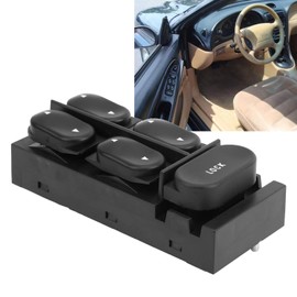Power Master Window Switch Front Driver Side Window Lift Control Door Lock Switches Fit for Escort para Convertible Tracer OEM F4ZZ-14529-B, SDD-WSW008