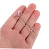 Ipetboom 4pcs U-shaped Rhinestone Butterfly Hair Pin Girls Hair Clip