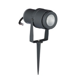 V-TAC LED Cob Garden Spotlight 12 W with Spike, Grey IP65