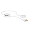 Sanelec 2653 Multicontacto con Apagador de Piso y Longitud del