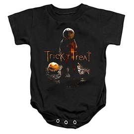 Popfunk Trick R Treat Samhain Unisex Infant Snap Suit for Baby (6 Months) Black