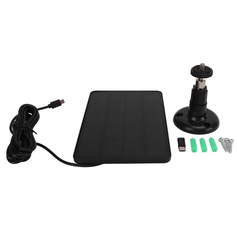 Solar Charging Panel Monocrystalline Silicon 4W 5V with Charging Cable