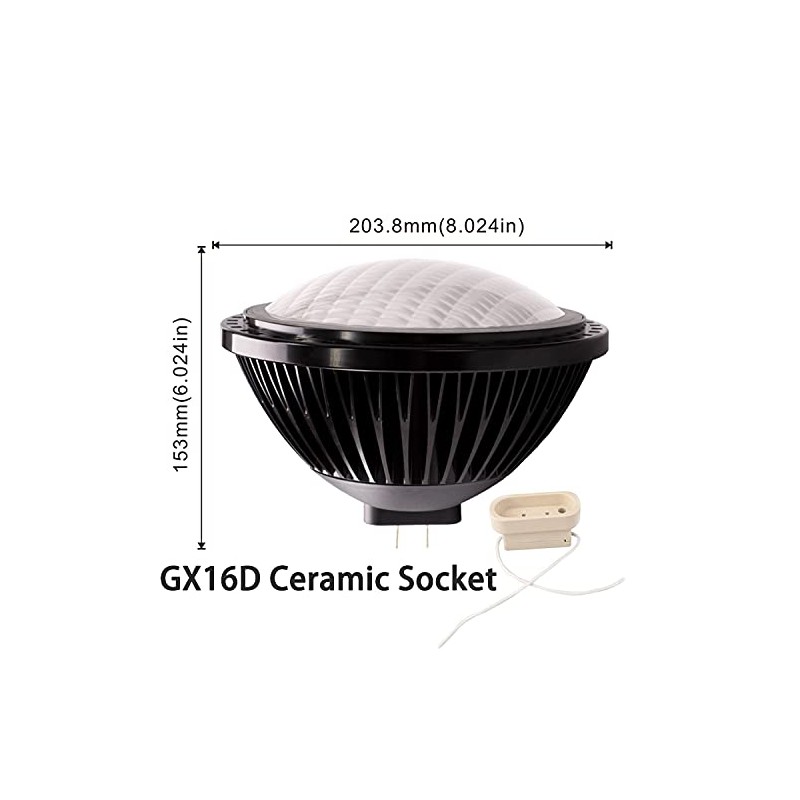 KAPATA 80W LED PAR64 Light Bulb 3000K Soft White Dimmable