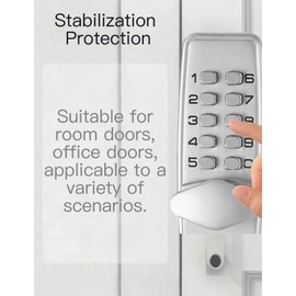 Mechanical Door Lock, 2-8 Digit Code Mechanical Combination Keyless Entry Door Lock, Outdoor Fence,for Gates, Parking Lots, Offices, Interior Doors, Rental Houses