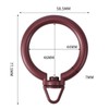 Sliding Ring Curtain, Ring Hook, Inner Diameter, 1.7 inches (42