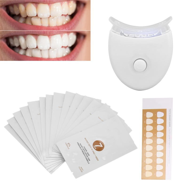 Professional Teeth Whitening Kit Coffee Smoking Stains Removal NonSensitive Fast