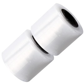 CREATCABIN 2 Rolls Shrink Wrap Stretch Film 5cmx400m Stretch Wrap Film Durable Plastic Shrink Film Shrink Wrap Roll Heavy Duty Stretched for Moving Stretch Wrap Transparent Cosmetics Travel Packaging