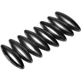 37mm Hematite Oval Magnetic Balls, 8 Pieces Snake Eggs Magnets Rattle Snake, Ellipsoid Magnetic Rattlesnake Egg