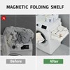 ROLIZOE Magnetic Multi-Purpose Organizer Shelf – Space-Saving Side Storage for