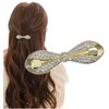 Herbeluemily Barrette, Secure, Small, Bijou Ribbon, Hair Clip, Stylish, Adult,