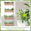 FillTouch 4 Tiered Hanging Herb Planters Hanging Herb Garden Wall