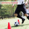 10 football Training Cones 8.5cm, Football Barrier Cones, Plastic Marker