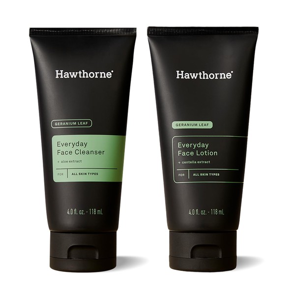 Hawthorne Men's Everyday Essential Skincare Set With Face Wash Cleanser