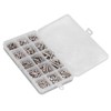 360pcs Screw Nut Set Stainless Steel Flat Washer Spring Washer