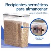 Bluelander Juego De 4 Recipientes Herméticos De Plástico Para Cereales