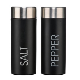 Premier Housewares 508549 Liberty Salt and Pepper Set - Black